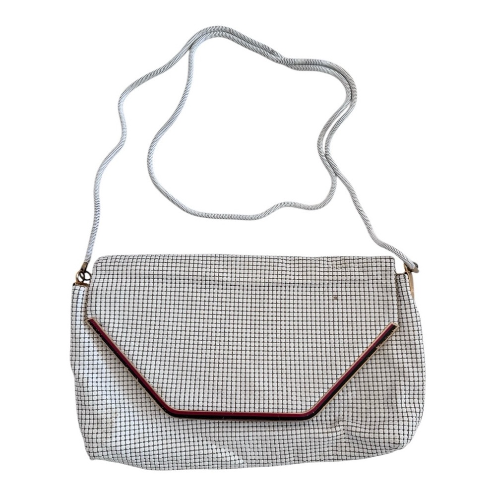 Vintage Glomesh Metal Clutch with Strap